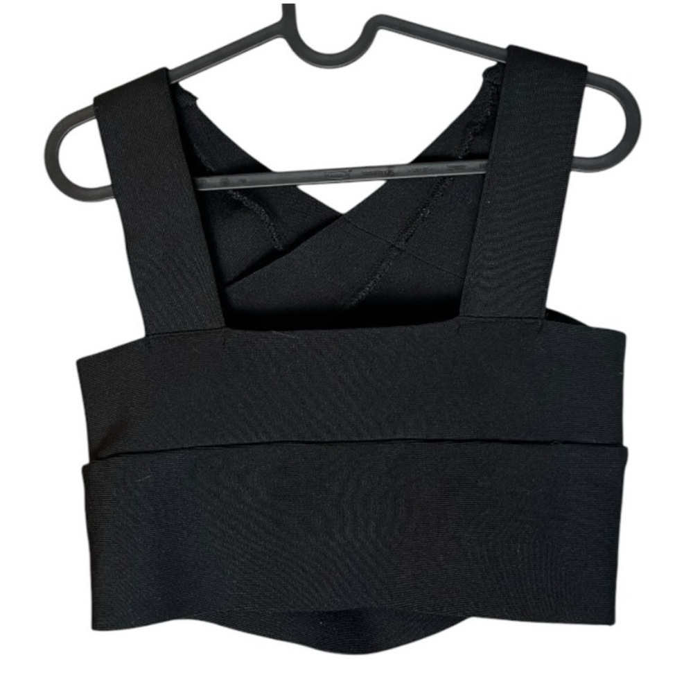 Cross Wrap Bound Crop Top - Picture 6 of 6